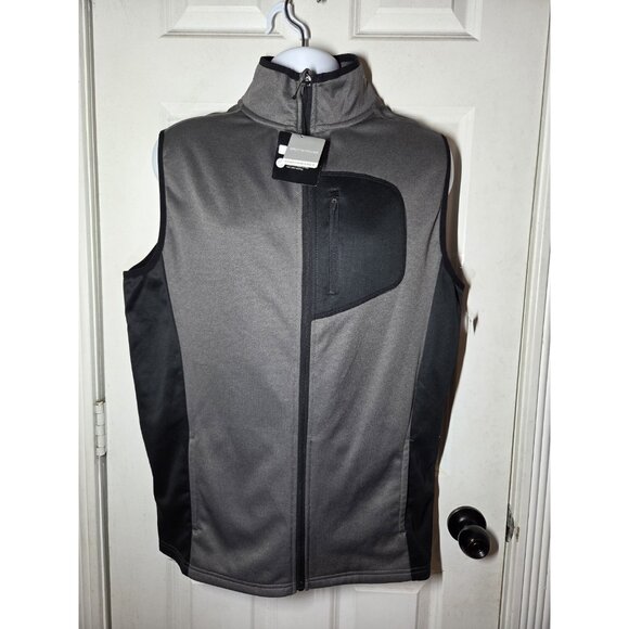 Great Northwest Clothing Company Other - Great Northwest Performance Gray Full Zip Vest Jacket Water Repellant L NWT